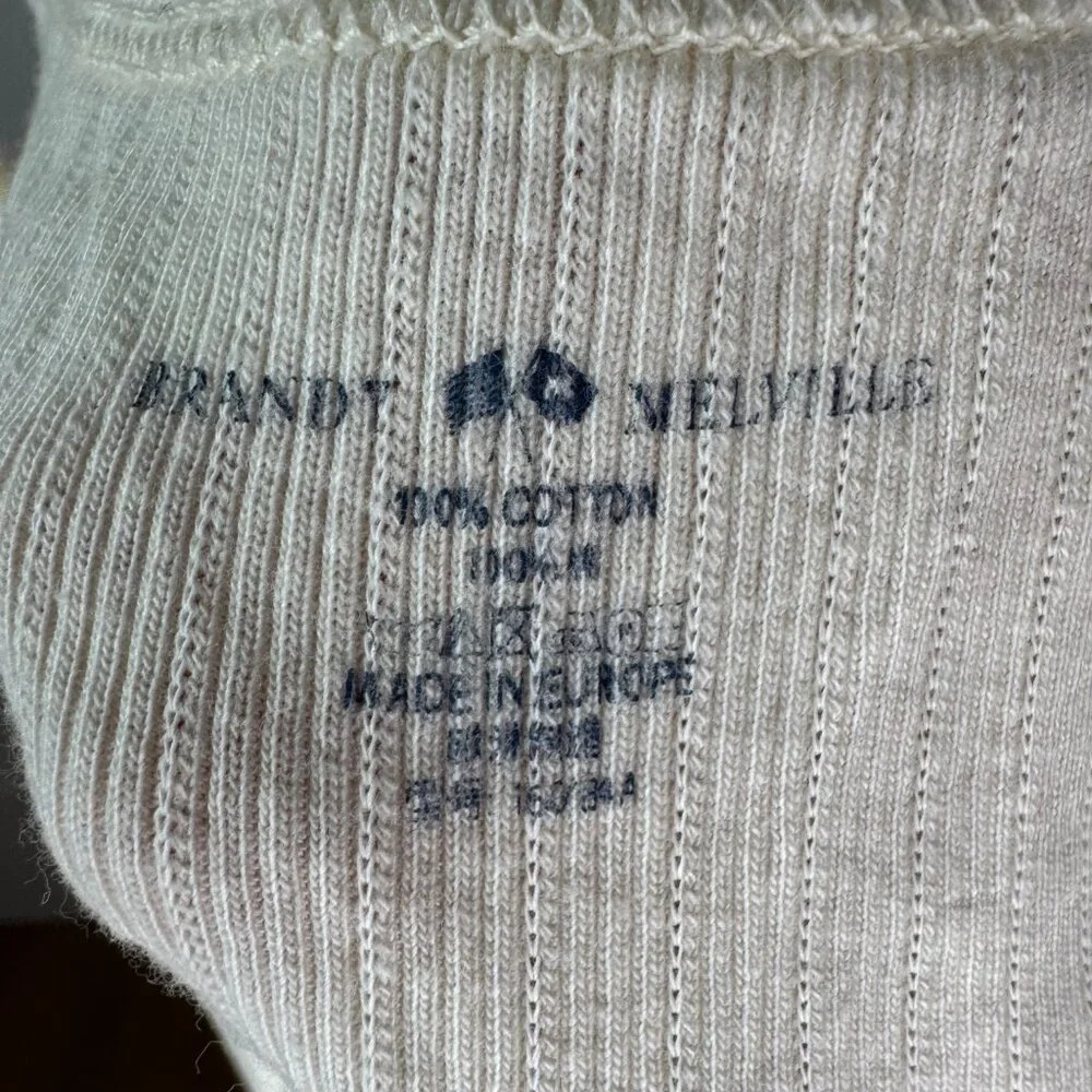 Brandy Melville Ribbed Bow Tank Top • Dainty • EU Made • 100% Cotton • Ivory - Picture 9 of 9